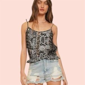 Hem & Thread Ruffle Tank Top